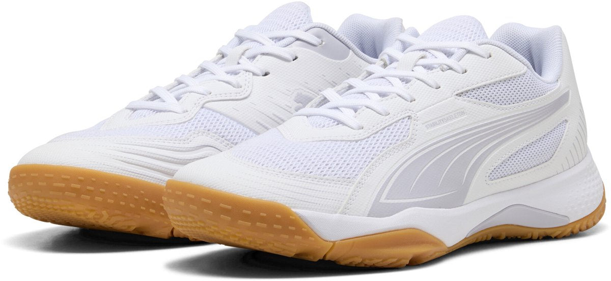 Puma Solarflash III W+ Unisex-Sportschuhe – Weiß-Lila Crush-Berry