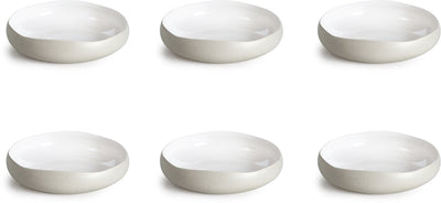 Medard de Noblat - Oslo weiß - Suppenteller 20 cm - 6 Stück - Steinzeug