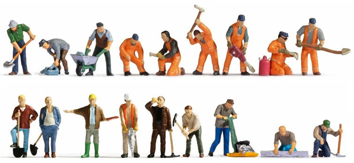 Nor xl set „bei der Arbeit“