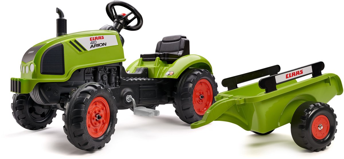 Falk-Falk-Claas-Traktor Arion 410 Traktor + Anhänger 2-5