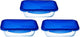 Pyrex - Cook Go Lunchbox mit Deckel 800 ml 3er-Set - transparent blau