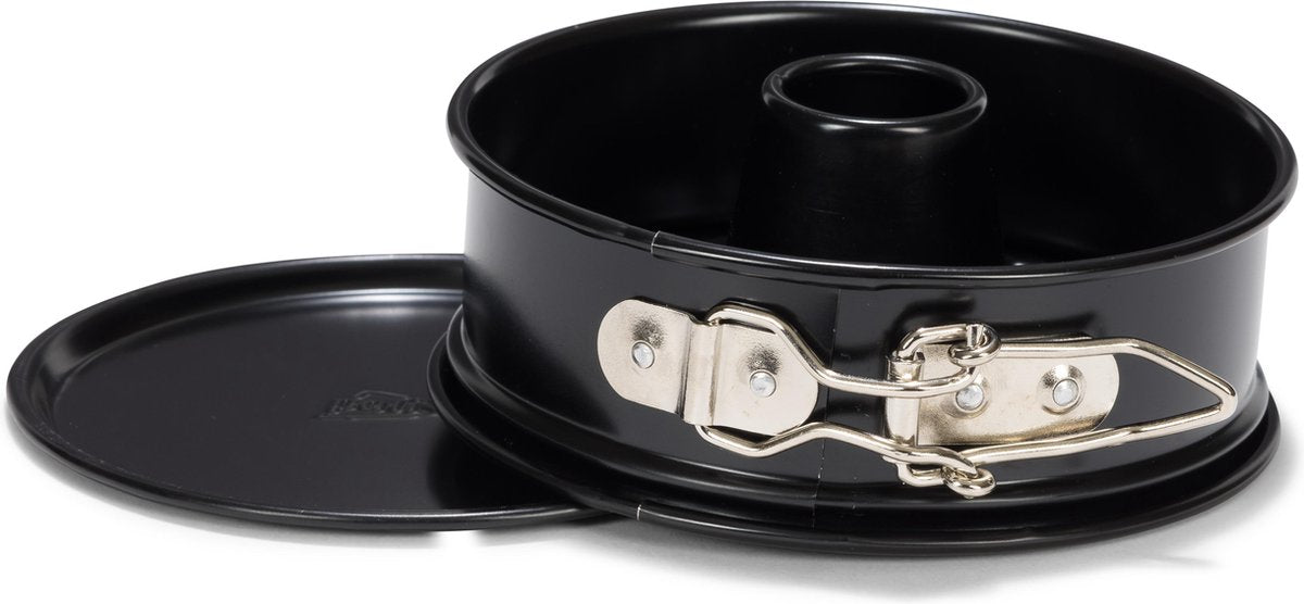 Patisse Springform mit Turbaneinsatz 12 cm Stahl schwarz - Kuchenform