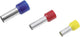 Cimco 18 2326 Aderendhülsen 1 mm² teilisoliert rot 100 Stück(e)