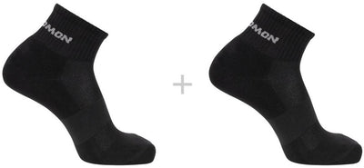 Salomon – Evasion Knöchelsocken | 2er-Pack | Knöchelsocken | Größe l 42-44 - schwarz