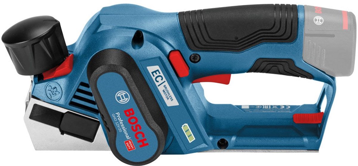 Bosch Professional Gho 12V-20 – Akku-Hobel – inklusive L-Boxx – ohne Akku