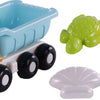 Cavallino Toys Cavallino Beach KiepWagen mit 4 Sandformen blau