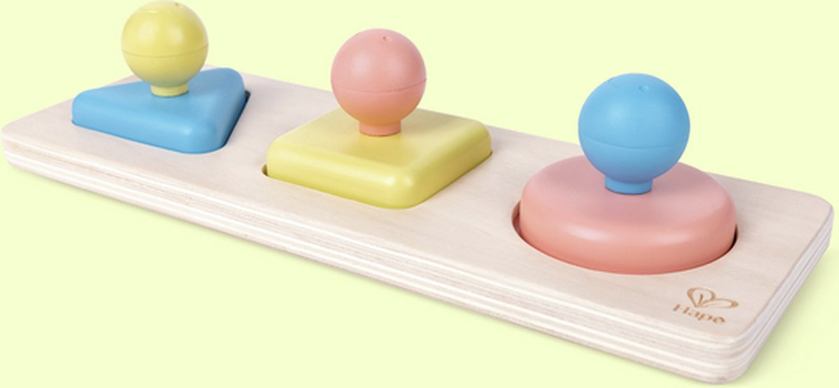 Hape Montessori Spiegel Form Puzzle Holz