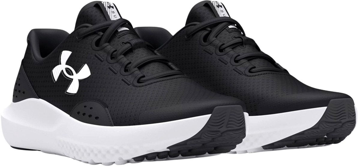 Under Armour UA BGS Surge 4-BLK Jungen-Sneaker – Schwarz – Anthrazit – Weiß