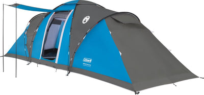 Coleman Spruce Falls 6 Familienzelt – 6-Personen-Zelt – wasserdicht und leicht – Blau Schwarz