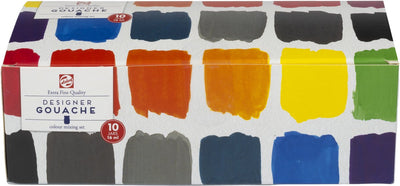 TALENS Gouache Extra Nizza Set, 10x16ml Fläschchen