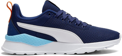 Puma Anzarun Lite Jr Unisex-Sneaker – blaues Juwel, weiß-zinnoberrot