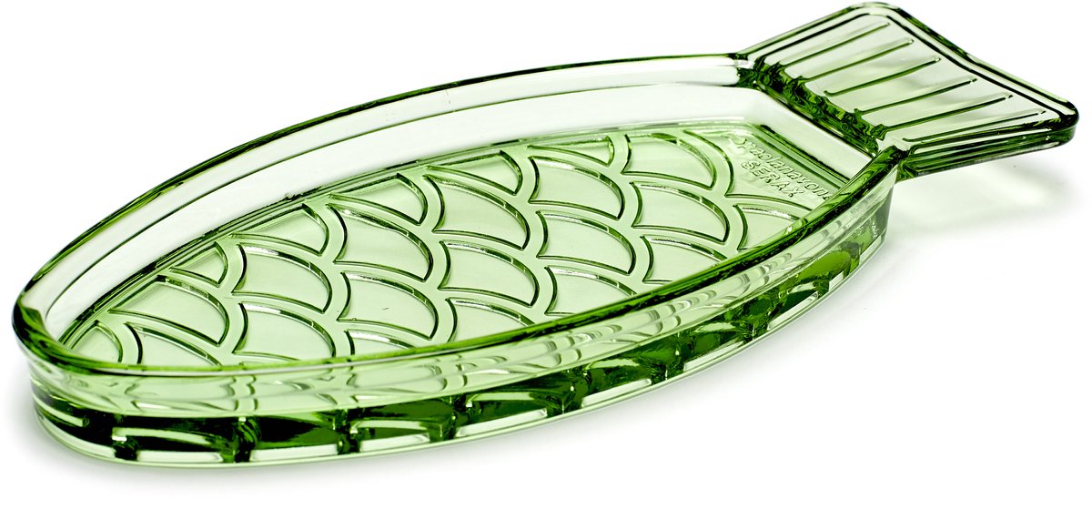 Serax - Paola Navone Fisch Fischschale - Grün - 2 Stück