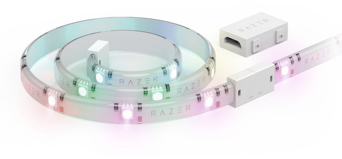 Razer Aether – Smart Light Strip-Erweiterung – 1 Meter – Chroma RGB – Weiß