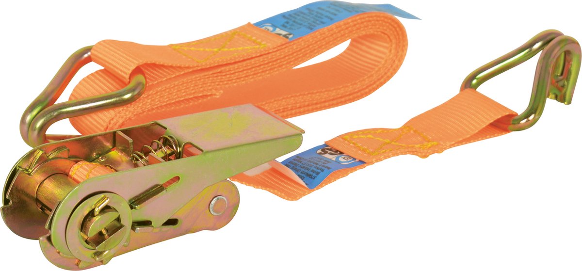 Carpoint Ratschengurt mit Haken 25 mm 3 Meter 350 kg Orange