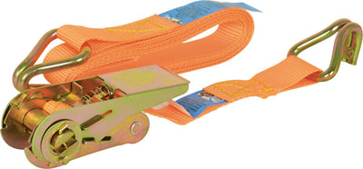 Carpoint Spanngurt mit Ratsche und Haken – 7 Meter – 350 kg – TÜV-zertifiziert – Polyester – zur Ladungssicherung