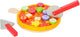 Kleines Fußholz -Snijing -Spiel bleibt Pizza -Set, 21dlg.