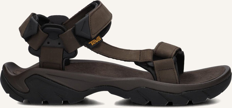 Teva M Terra Fi 5 Universal-Herrensandalen aus Leder – türkischer Kaffee