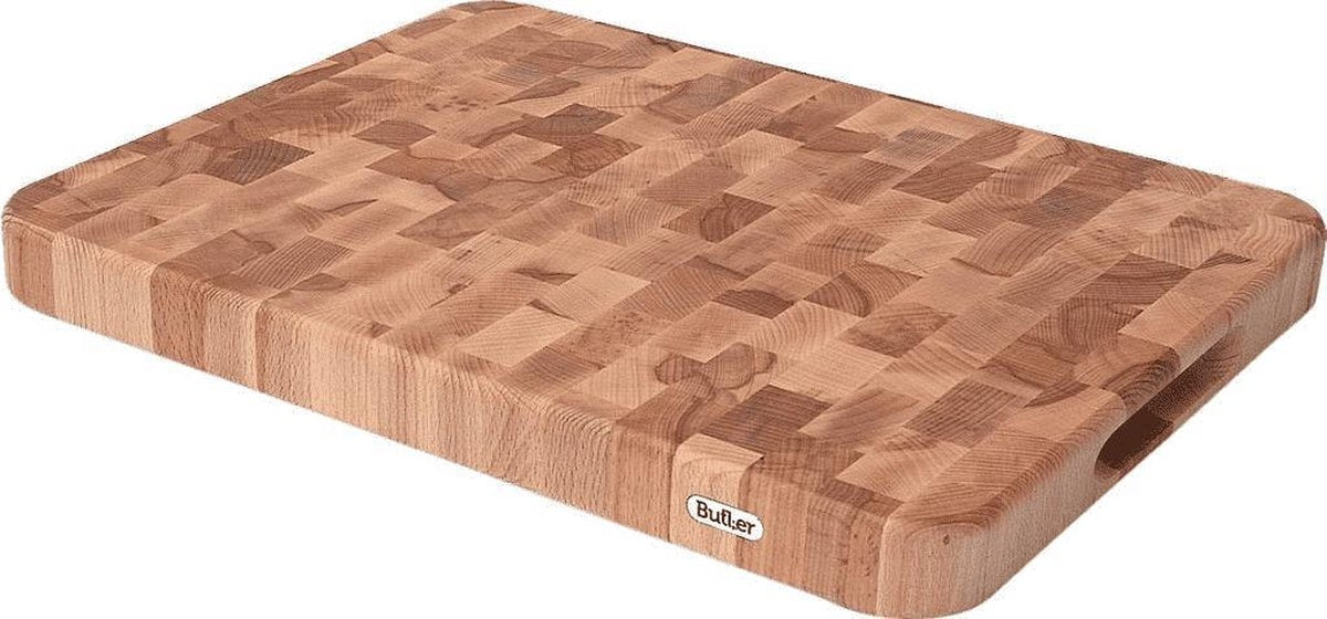 Butler-Schneidebrett Hirnholz – 45 x 35 cm