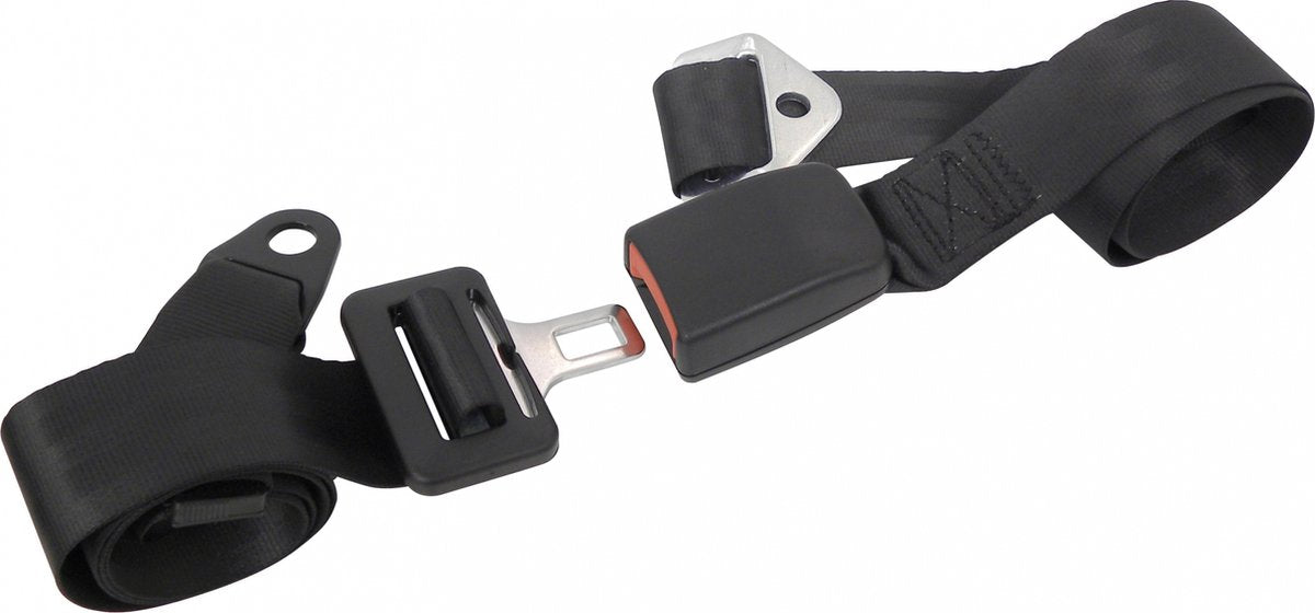 Carpoint Safety Belt 2-Punkt 2-seitig einstellbares Schwarz