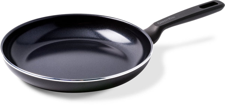 Greenpan Memphis Bratpfanne 30 cm – PFA-freie Antihaftbeschichtung – Induktionsbratpfanne – Keramikbratpfanne – ofenfest bis 160 °C – Kaltgriffe – ohne Deckel – Schwarz