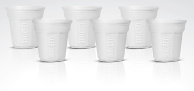 Bialetti - Espressotassen - 6er-Set - weiß