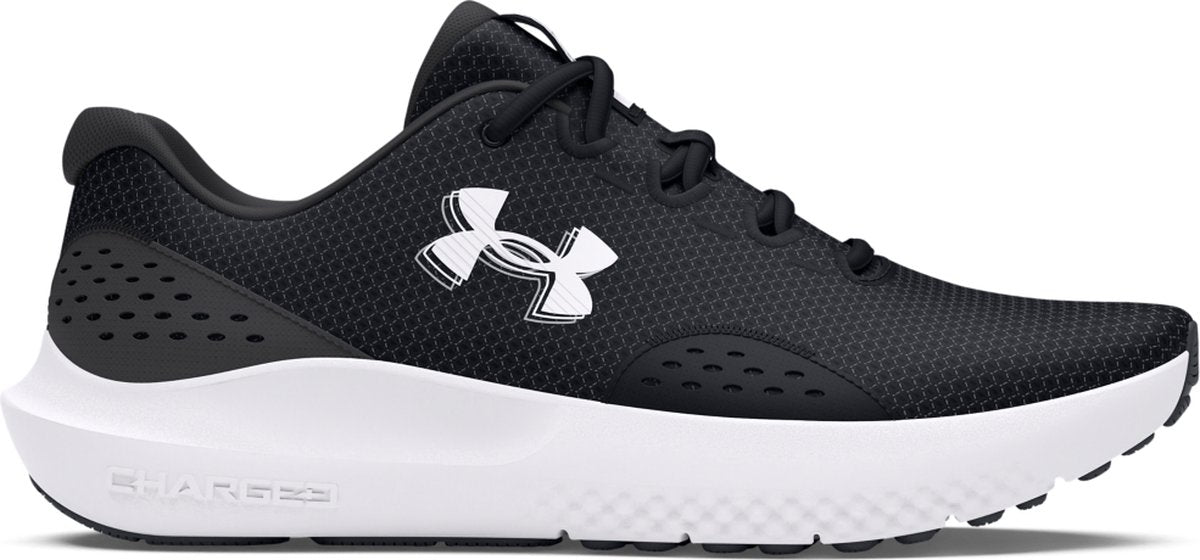Under Armour ua Charged Surge 4-blk Herren-Sportschuhe – Schwarz – Anthrazit – Weiß
