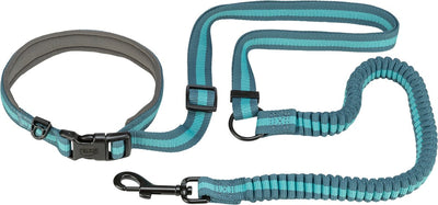 Trixie Joggingleine - Hundelaufleine - 133-180x2,0 cm Petrol Aqua