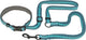 Trixie Joggingleine - Hundelaufleine - 133-180x2,0 cm Petrol Aqua