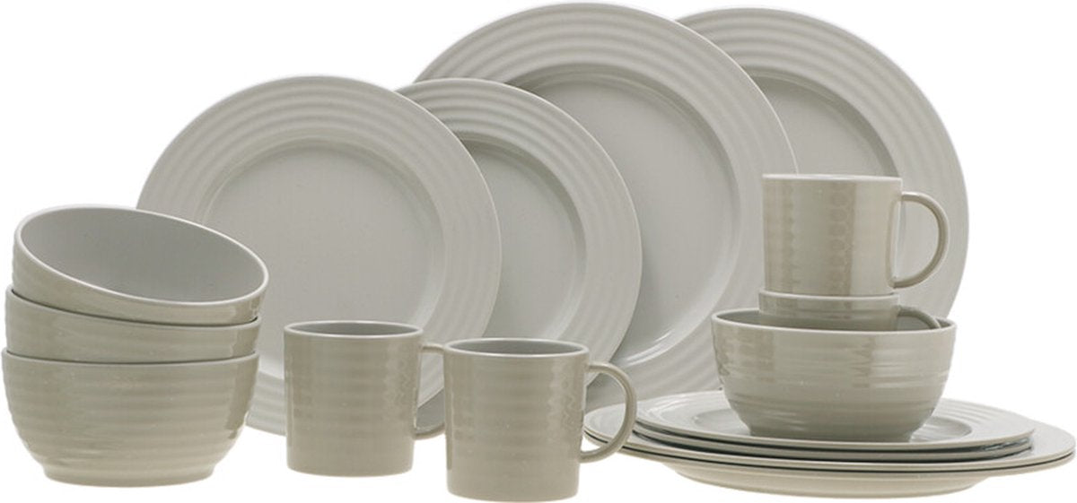 Travellife Rota-Geschirrset beige 16-teilig