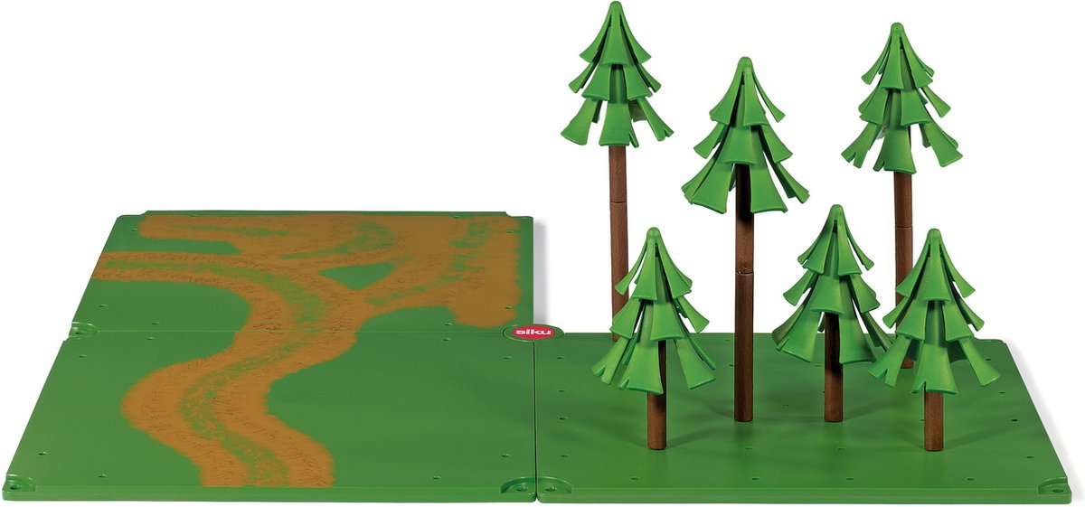 Siku 5699, Feldstraßen- und Waldwelt, mit Stickerbogen, Material: Kunststoff