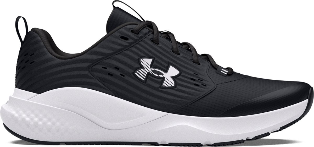 Under Armour UA Charged Commit Tr 4 Herren-Sportschuhe – Schwarz – Anthrazit – Weiß