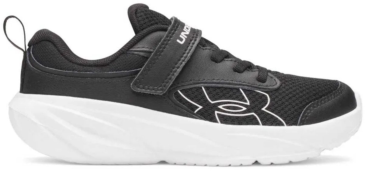 Under Armour UA BPS Surge 5 AC-BLK Jungen-Sneaker – Schwarz – Weiß