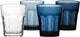 Bo-Camp – Limonadenglas – Mix Match – Kunststoff – 200 ml – 4 Stück – Blau