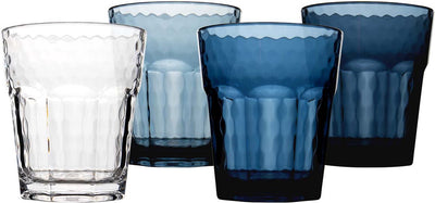 Bo-Camp – Limonadenglas – Mix Match – Kunststoff – 200 ml – 4 Stück – Blau