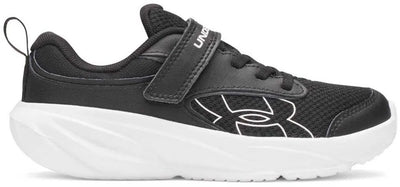 Under Armour UA BPS Surge 5 AC-BLK Jungen-Sneaker – Schwarz – Weiß