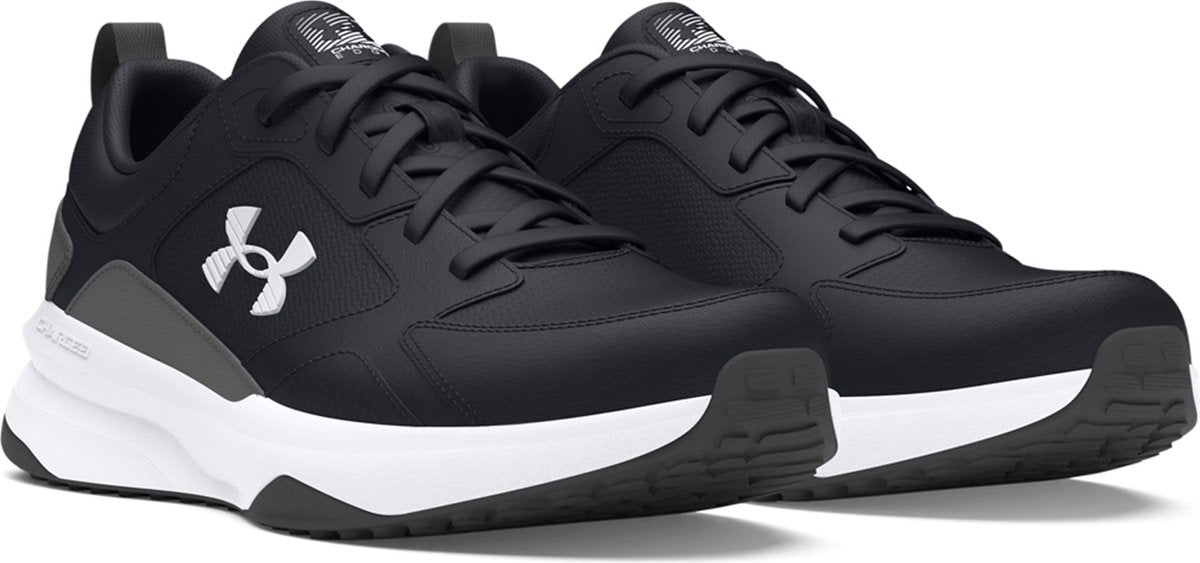 Under Armour UA Charged Edge-Blk Herren-Sneaker – Schwarz – Castlerock – Weiß
