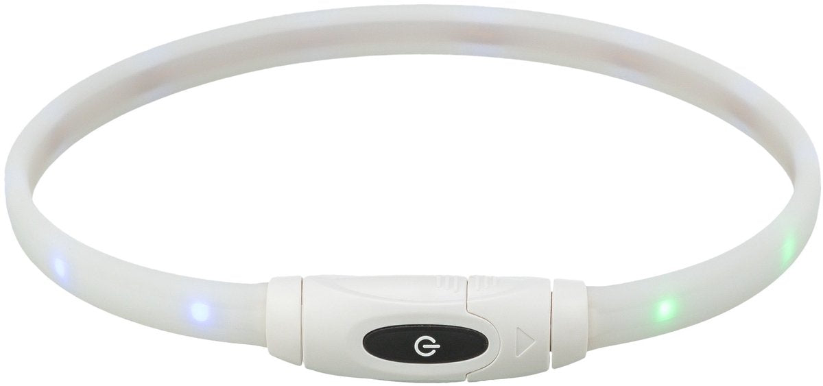 Trixie Luminous Kragenhund USB Silicon wiederaufladbarer mehrfach gelöster