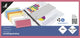 Kangaro-Trennstreifen – 2-Loch – 240 x 105 mm – 180 Gramm – rosa – 100 Stück – 07070-13
