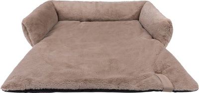 District 70 Nuzzle – weicher Korb für das Sofa – groß: 85 x 75 cm – Taupe