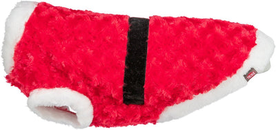 Trixie Weihnachts-Hundemantel Weihnachtsmann Plüsch rot 30 cm
