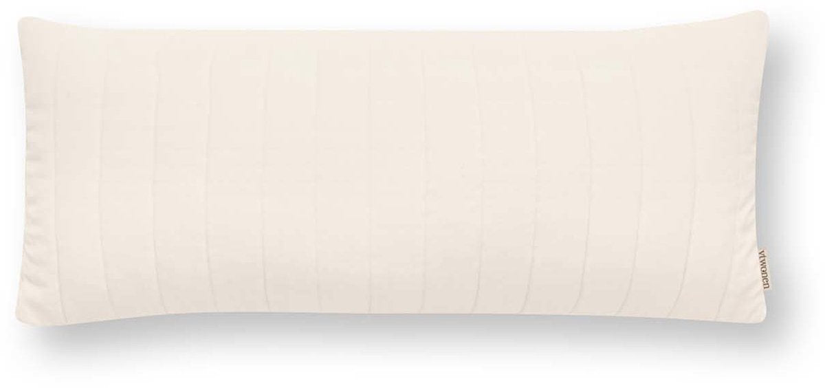 Vtwonen Dekokissen gesteppt – Kissen für das Wohnzimmer – Weiß – 30x70cm