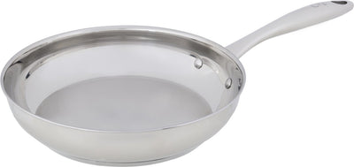 Gemütliche, trendige, klassische Bratpfanne – Edelstahl – ø 24 cm – spülmaschinenfest – Induktionsbratpfanne
