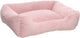 Flamingo-Hundekissen – Hundekorb – Naya rechteckiger rosa Korb 80 x 67 x 22 cm – extra geräumig – weich – bequem