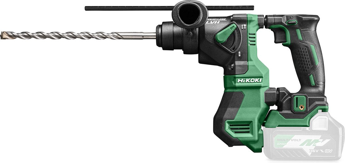 Hikoki dh18dpaw2z | SDS-Plus Akku-Bohrhammer 18 V – 1,3 Jahre | ohne Batterieladegerät | für den Fall - dh18dpaw2z