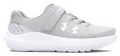 Under Armour ua GPS Surge 4 AC-Gry Mädchen-Sportschuhe – Halo-Grau – Weiß – schillernd