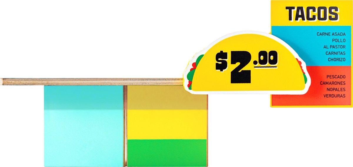 Candylab-Spielzeug, Candylab-Spielzeugauto aus Holzdruckguss – Taco Shack – Candycar-Welt