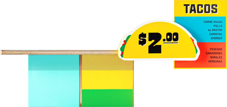 Candylab-Spielzeug, Candylab-Spielzeugauto aus Holzdruckguss – Taco Shack – Candycar-Welt