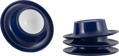 Gimex - Solid Line - Eierbecher - Blau Weiß - 4 Stück