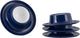 Gimex - Solid Line - Eierbecher - Blau Weiß - 4 Stück