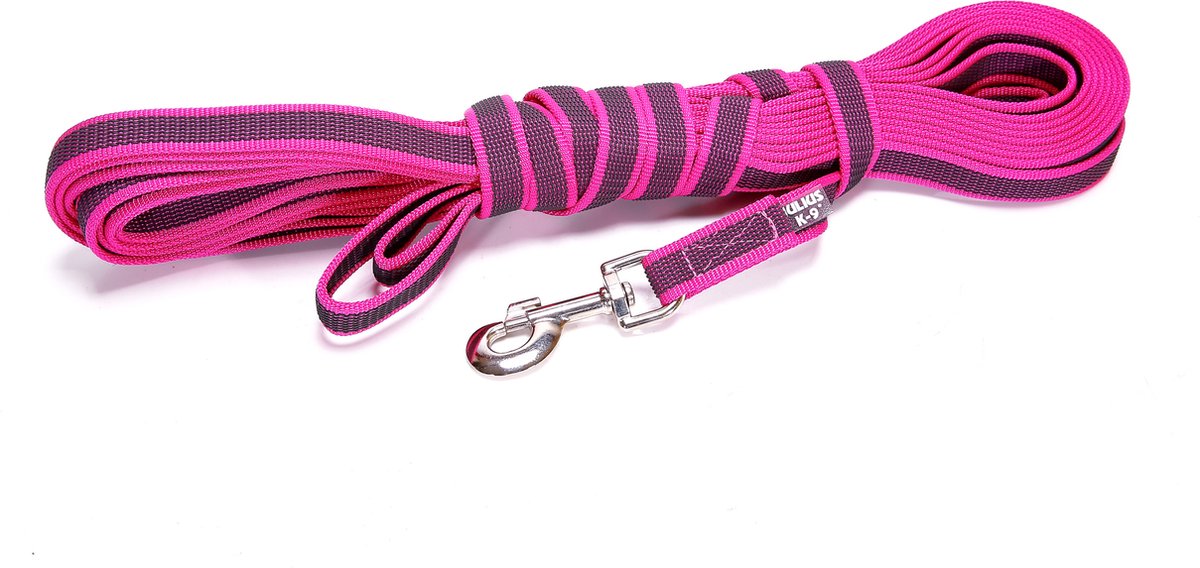 Julius k9 – Anti-Rutsch-Linie – 10 Meter – 20 mm – handbemalt – rosa